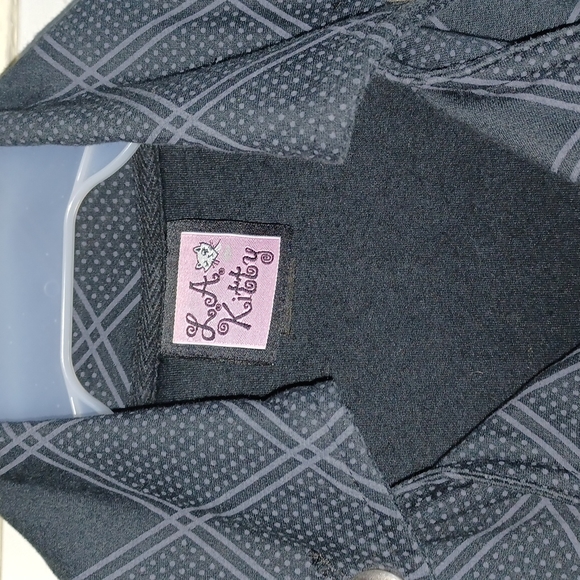 LA KITTY BUTTON AND BELTED BREASTED JACKET - Picture 3 of 5